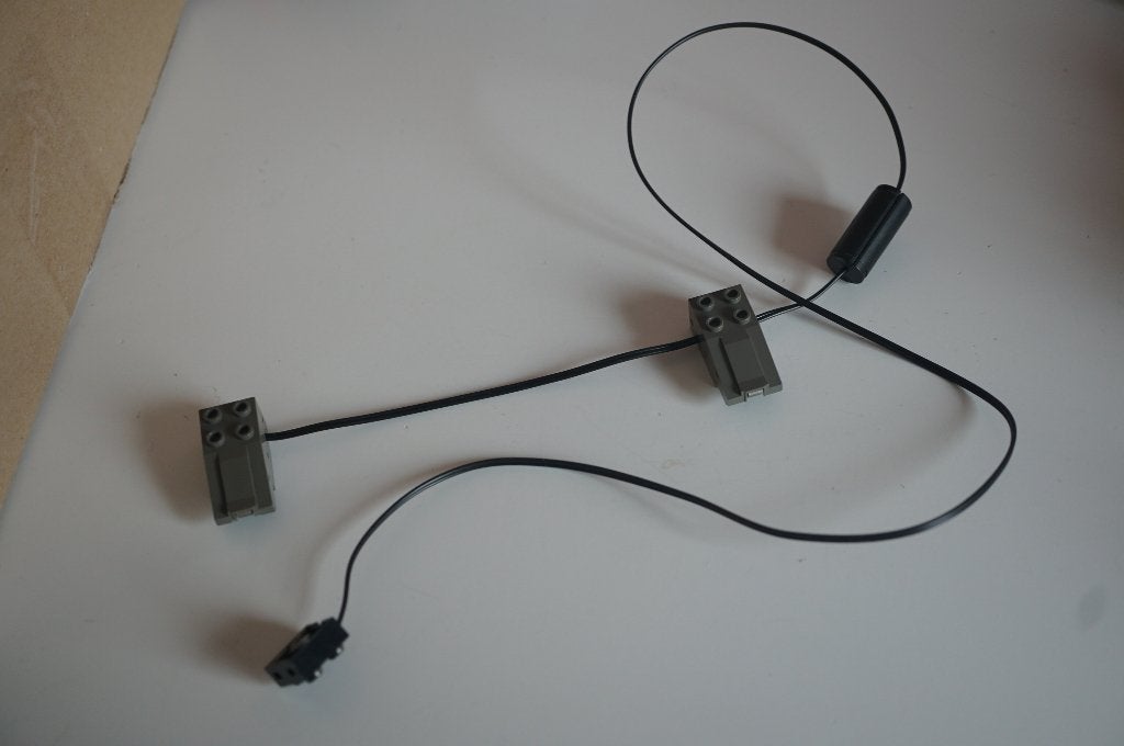 9 Volt Lego trein rails aansluitkabel, Overige thema's, Lego, Accessoire, Ophalen of Verzenden