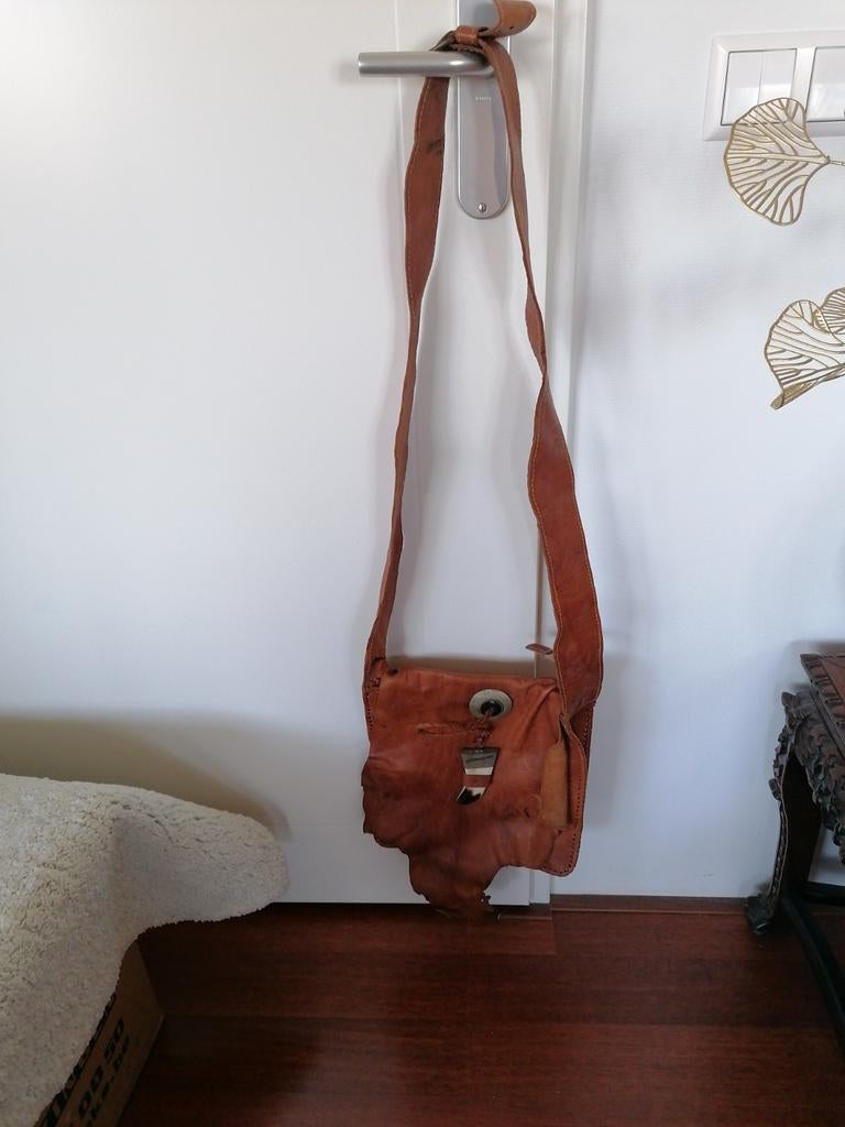 Lederen Ibiza tas, Ophalen of Verzenden, Bruin