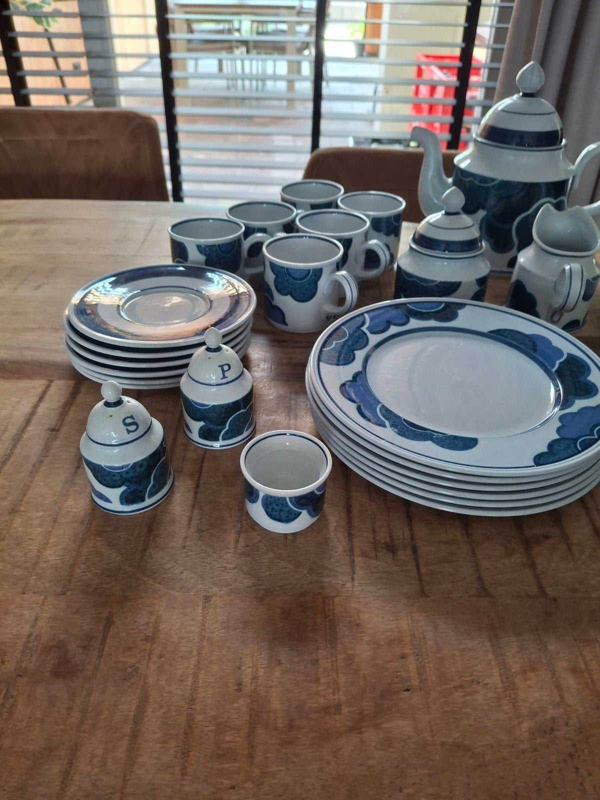 Villeroy & Boch "Blue Cloud" servies - Compleet, Ophalen