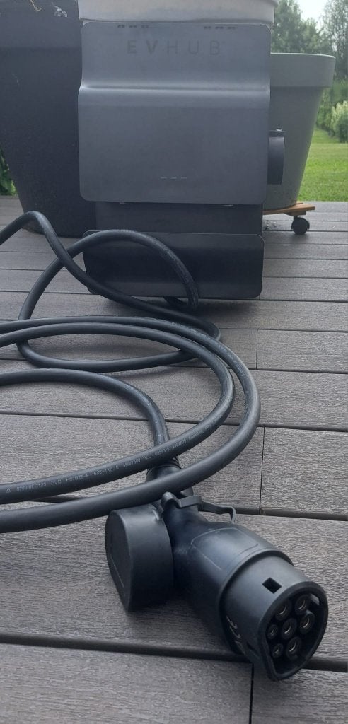 Laadpaal + kabel EVHub - plug and play!, Ophalen, Gebruikt, Laadpaal en Laadkabel