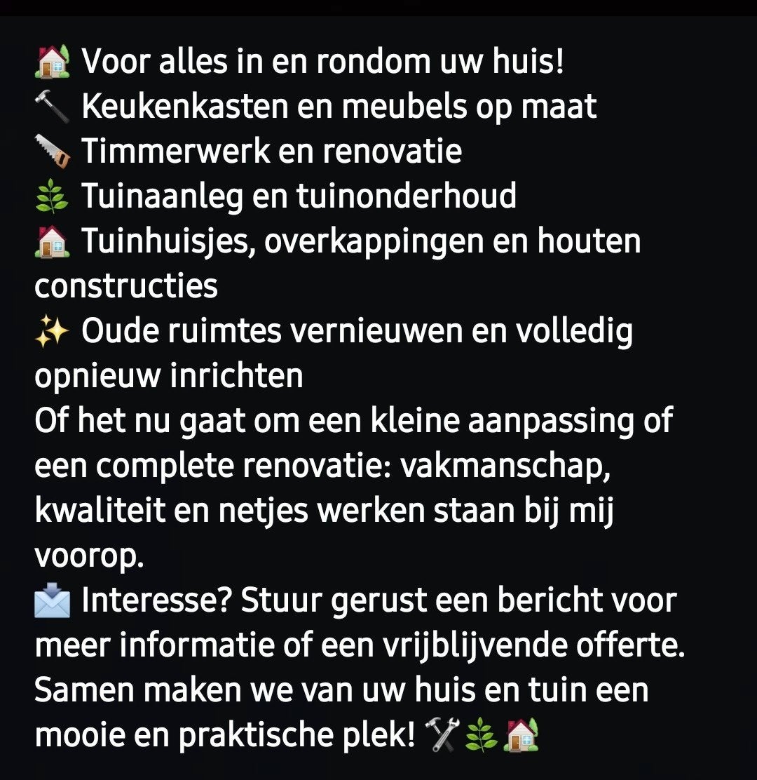 M.B.T Klusser voor al uw Montage werk, Eén persoon, Cadeaubon