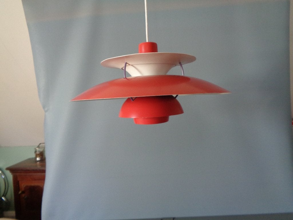 Paul Henningsen voor Louis Poulsen PH 5 hanglamp, Gebruikt, E27 (groot), Ophalen of Verzenden, Deens design