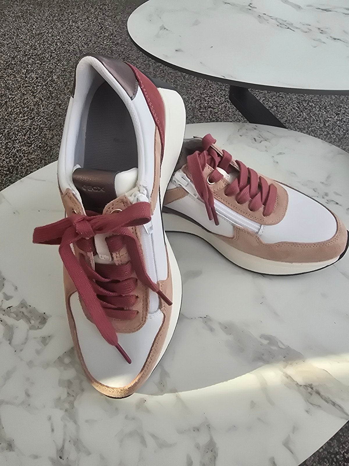 nieuwe geox respira sneakers maat 37 suede leer, Geox, Ophalen of Verzenden, Nieuw, Sneakers of Gympen