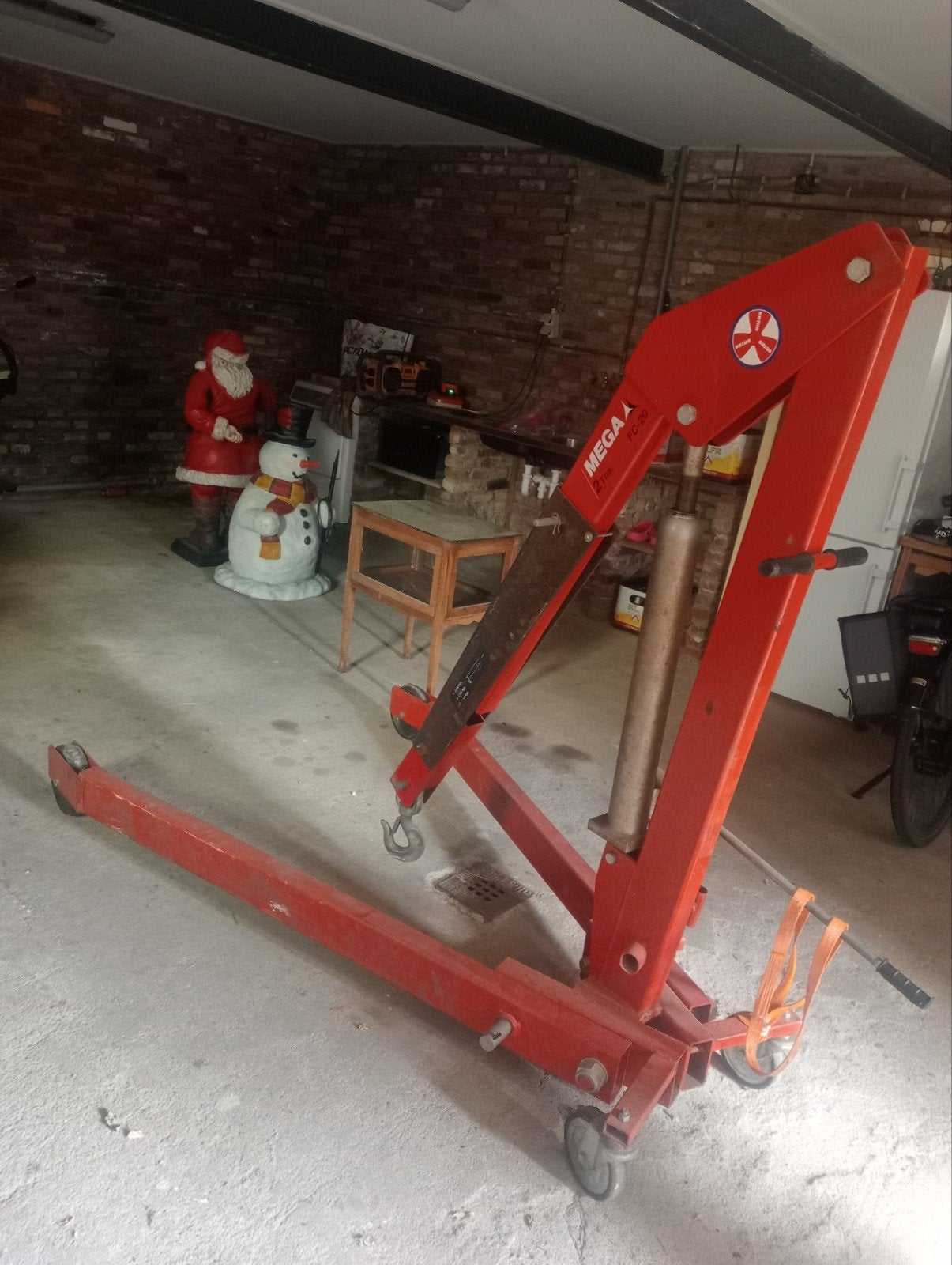 MEGA FC-20 Motor Takel 2 Ton - Gebruikt, Doe-het-zelf en Verbouw, Lieren en Takels, Ophalen, Gebruikt, Handmatig