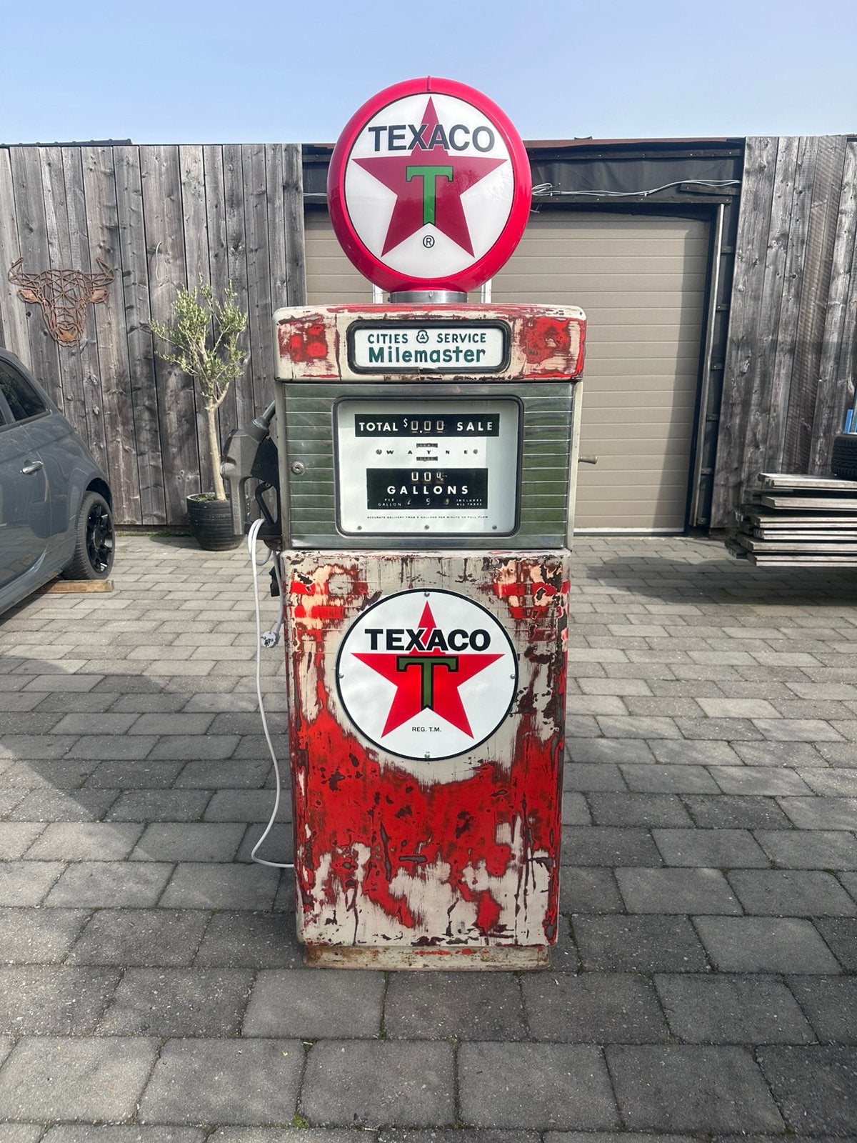 Wayne amerikaanse benzinepomp texaco gaspump vintage mancave, Verzamelen, Ophalen, Zo goed als nieuw