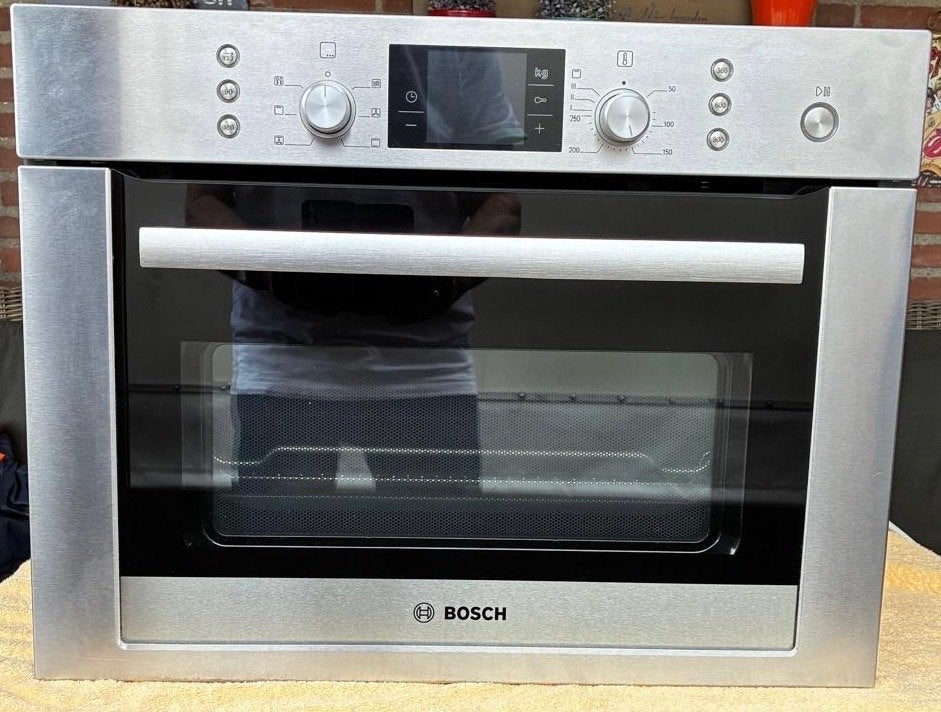 Bosch Inbouw Combi-oven - Zo goed als nieuw, Witgoed en Apparatuur, Ophalen, 45 tot 50 cm, Hete lucht, Bosch
