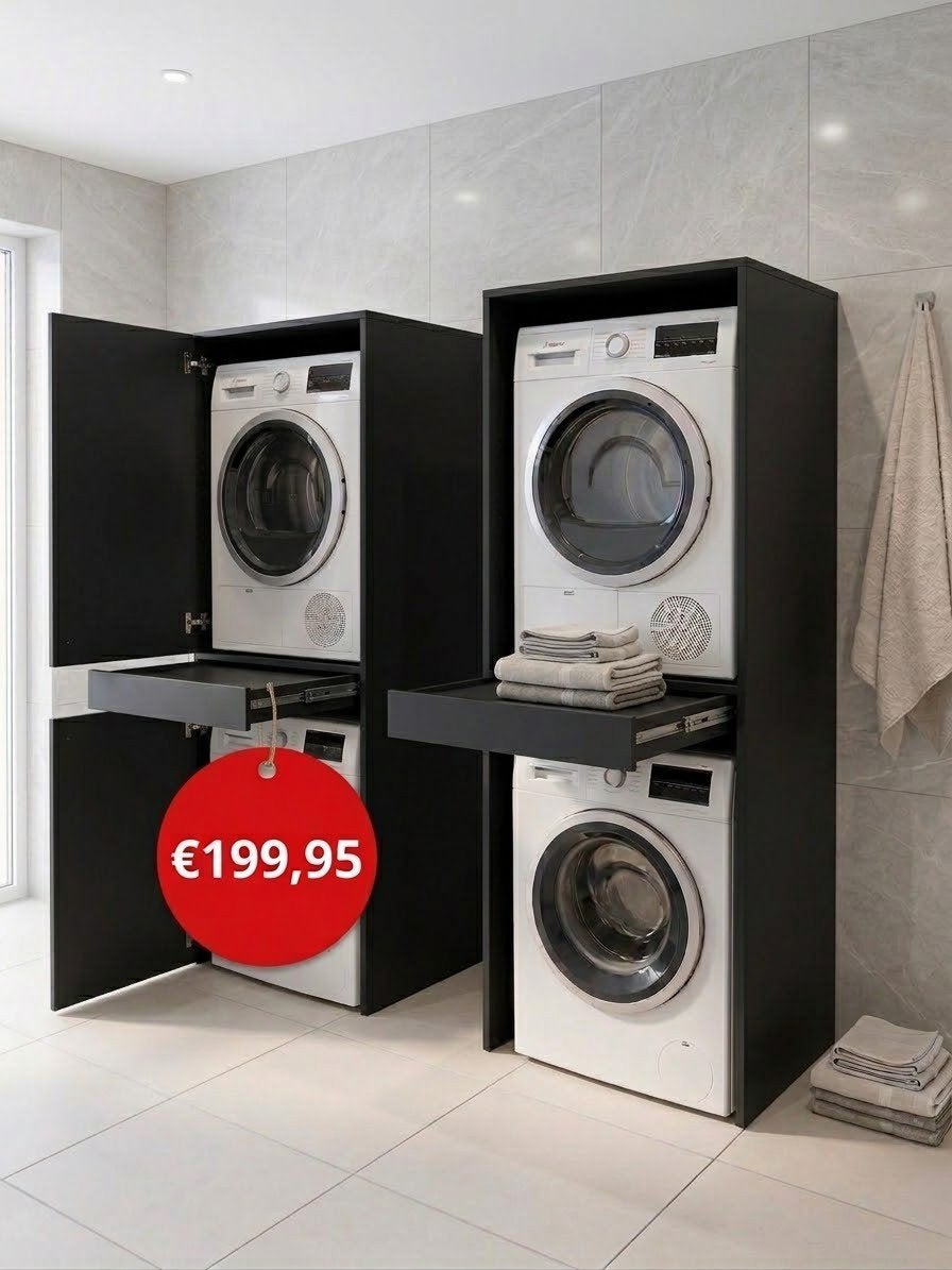 orgineel wasmachine en drogerkasten. Uitverkoop, Huis en Inrichting, Kasten | Overige, Ophalen