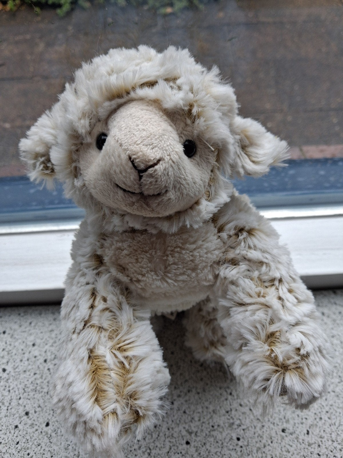 Schaap schaapje merk PIA International Soft Toys, Kinderen en Baby's, Speelgoed | Knuffels en Pluche, Zo goed als nieuw, Overige typen