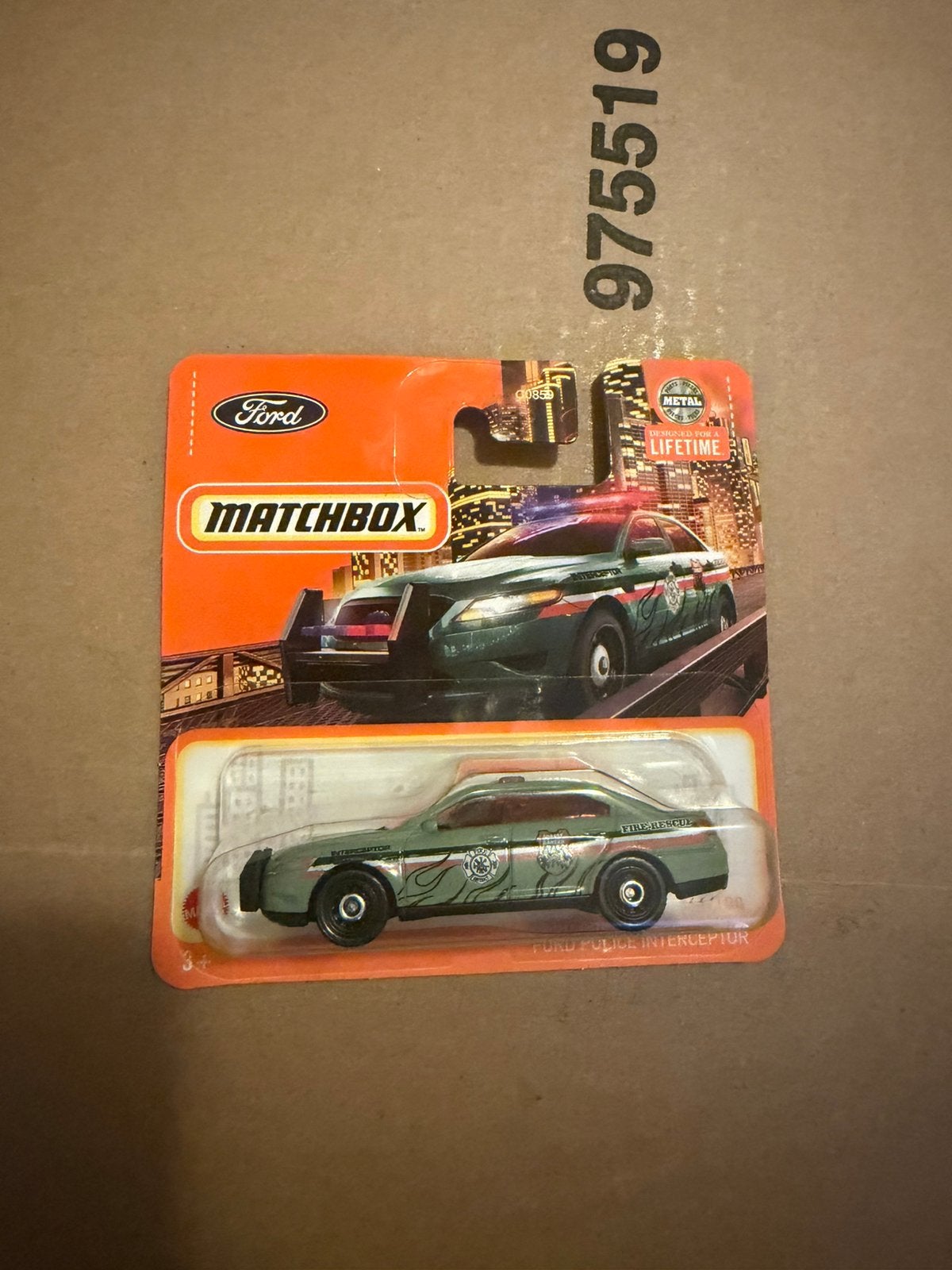 Matchbox Ford Police Interceptor, Ophalen of Verzenden, Nieuw, Auto