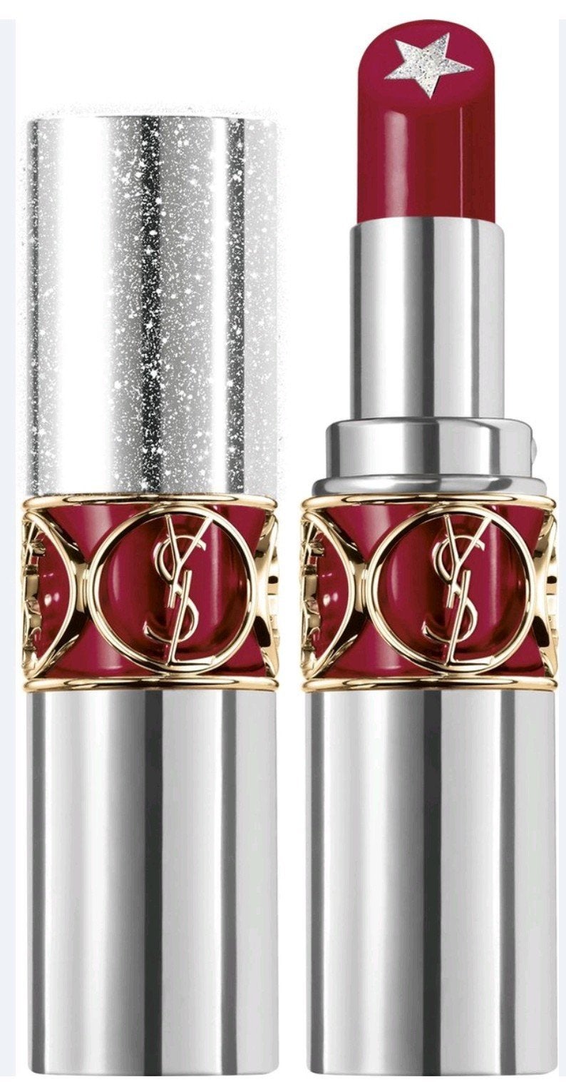 Yves Saint Laurent Rock'N Shine Lipstick 12 Rockstage Red, Lippen, Verzenden, Nieuw, Make-up