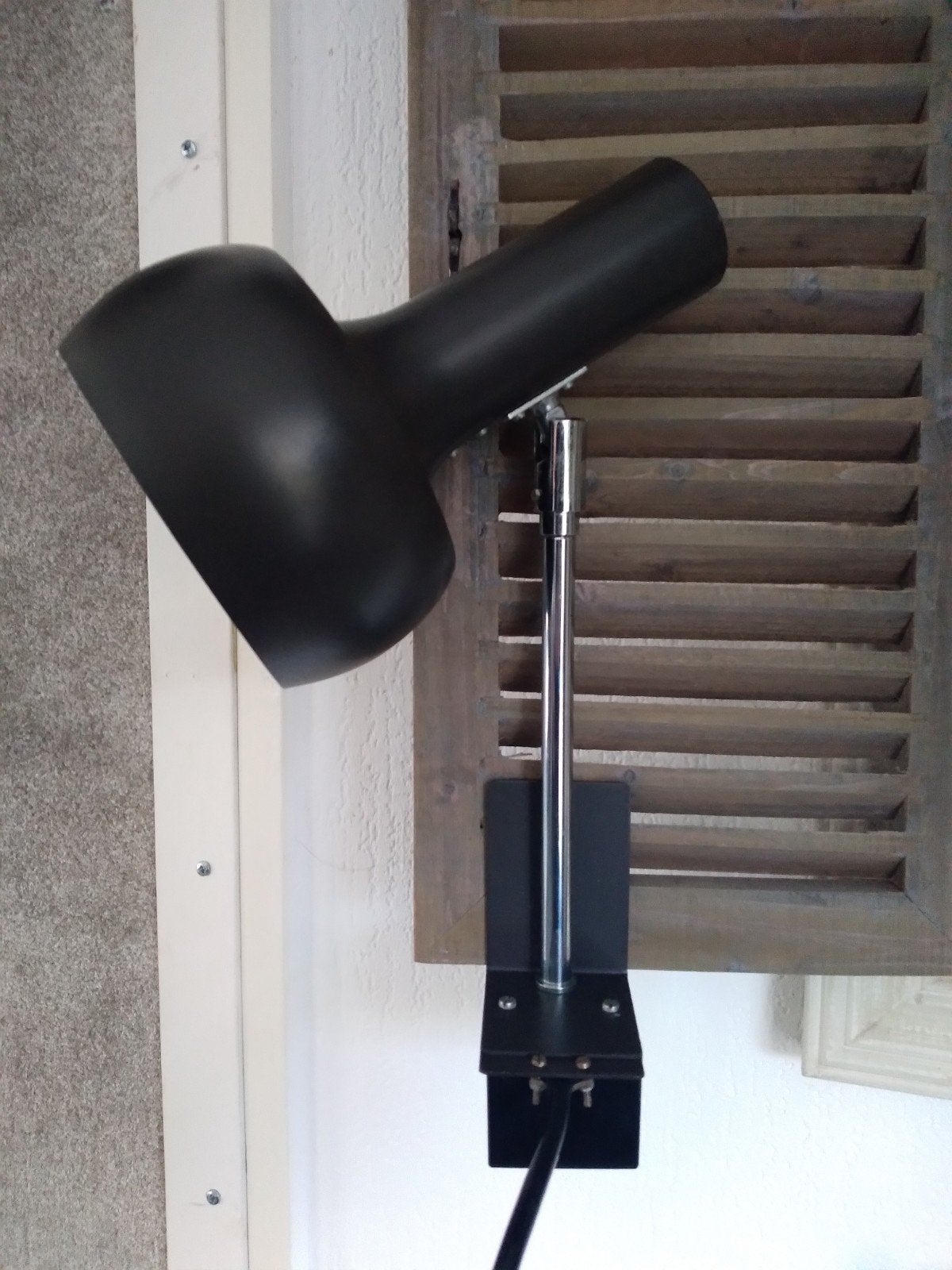 Vintage wand / klem lamp 2x, Huis en Inrichting, Ophalen of Verzenden