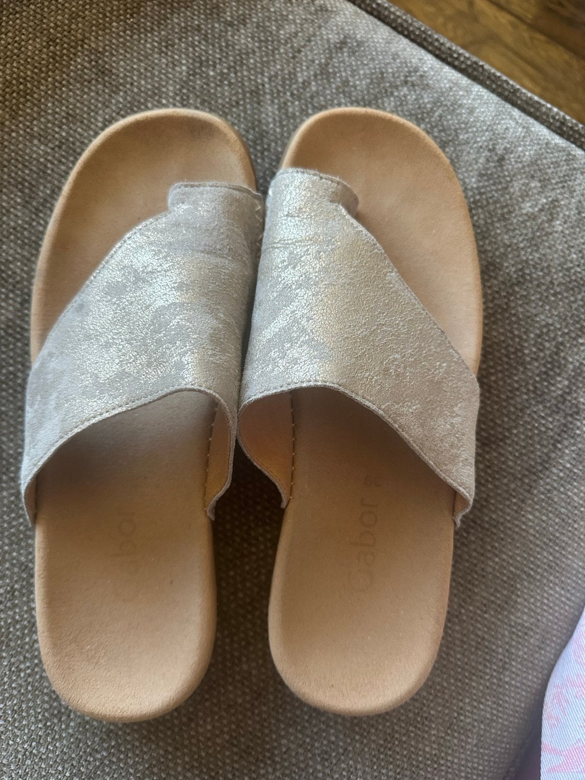 Gabor slippers maat 39 - Zo goed als nieuw, Ophalen of Verzenden, Zo goed als nieuw, Beige
