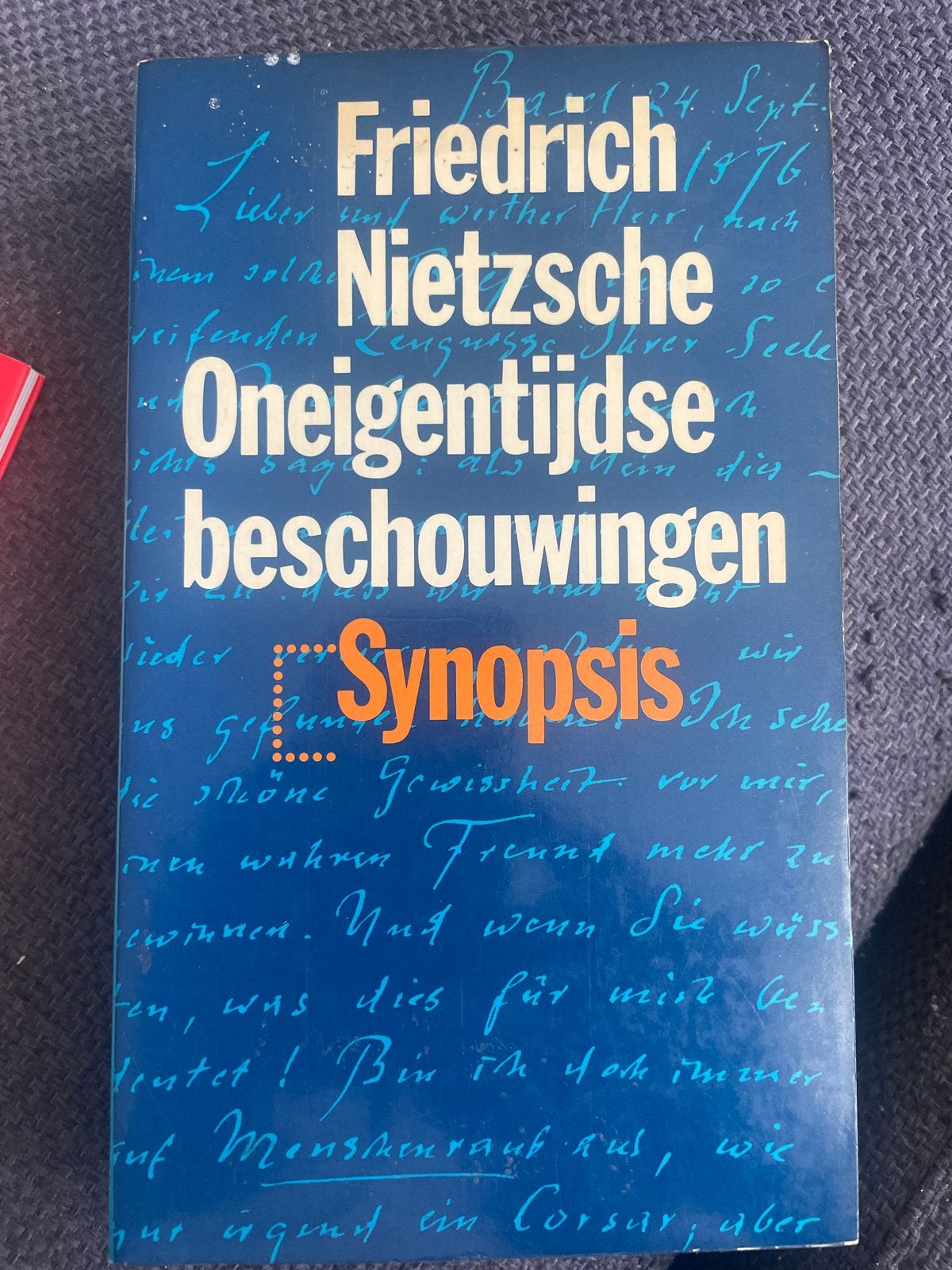 Friedrich Nietzsche - Oneigentijdse beschouwingen, Boeken, Ophalen of Verzenden, Gelezen, Europa overig