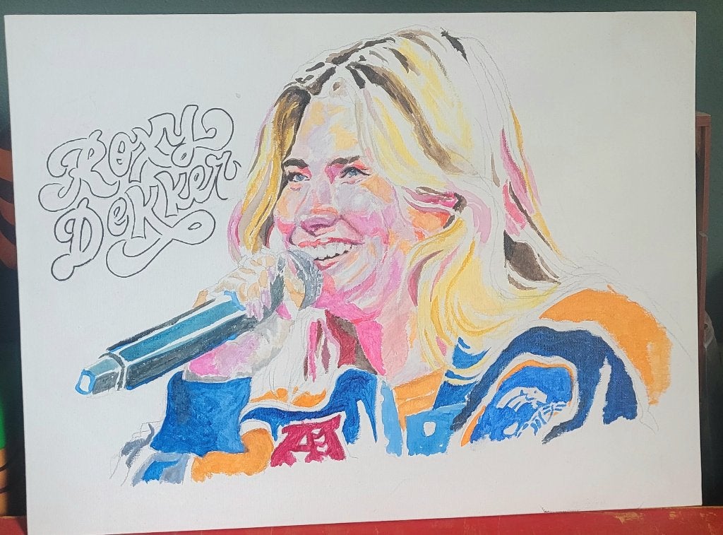 Roxy dekker schilderij, Ophalen of Verzenden