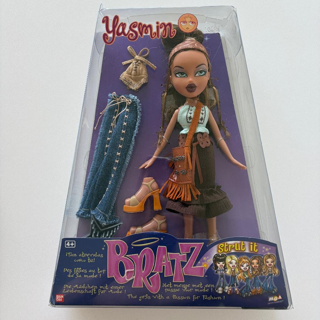 Originele Bratz Yasmin Strut It 2002 MGA Vintage Y2K, Verzamelen, Ophalen of Verzenden, Zo goed als nieuw, Pop