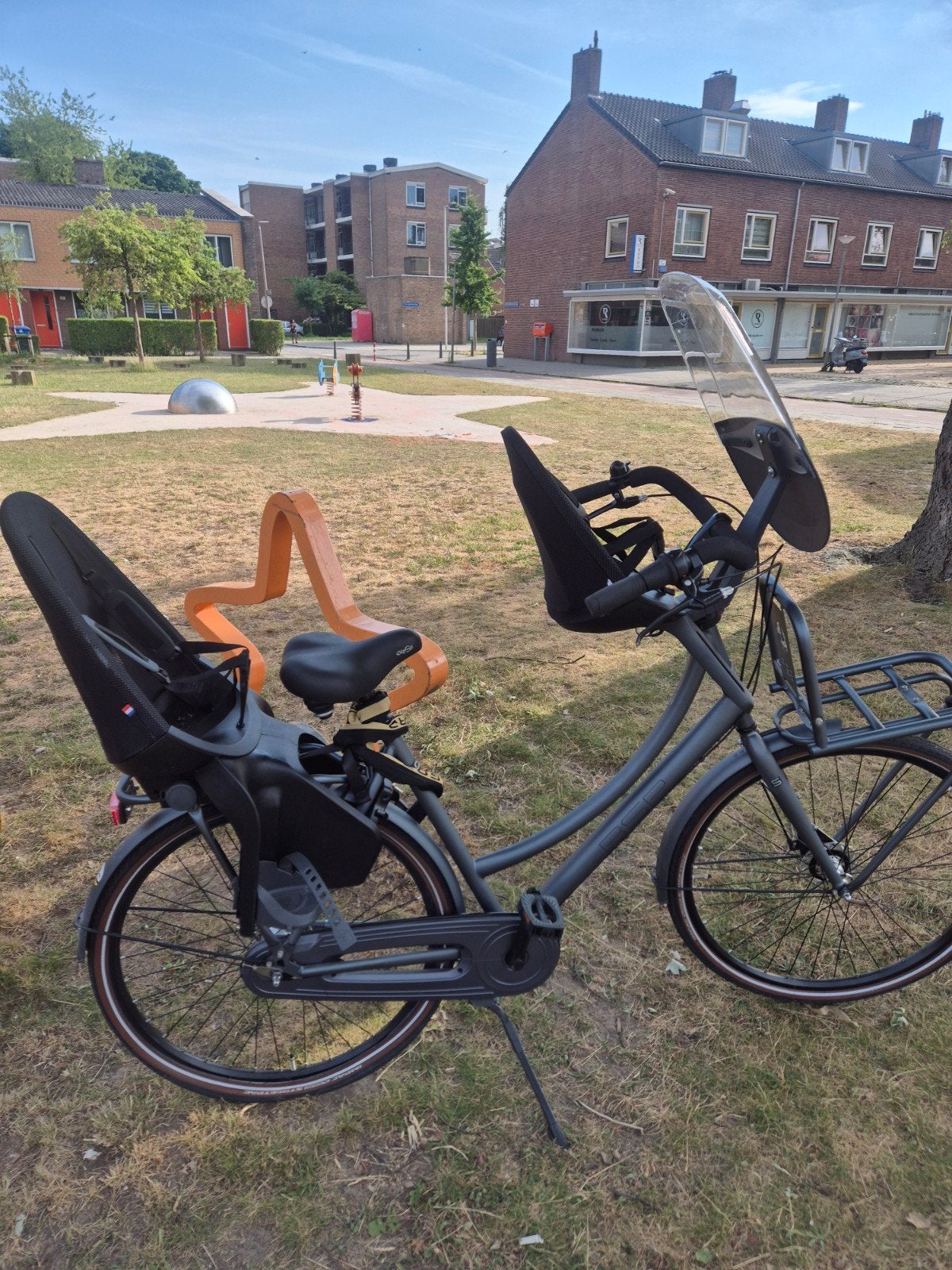 Mooie stevige moederfiets, Ophalen of Verzenden, 2 zitjes, Overige merken