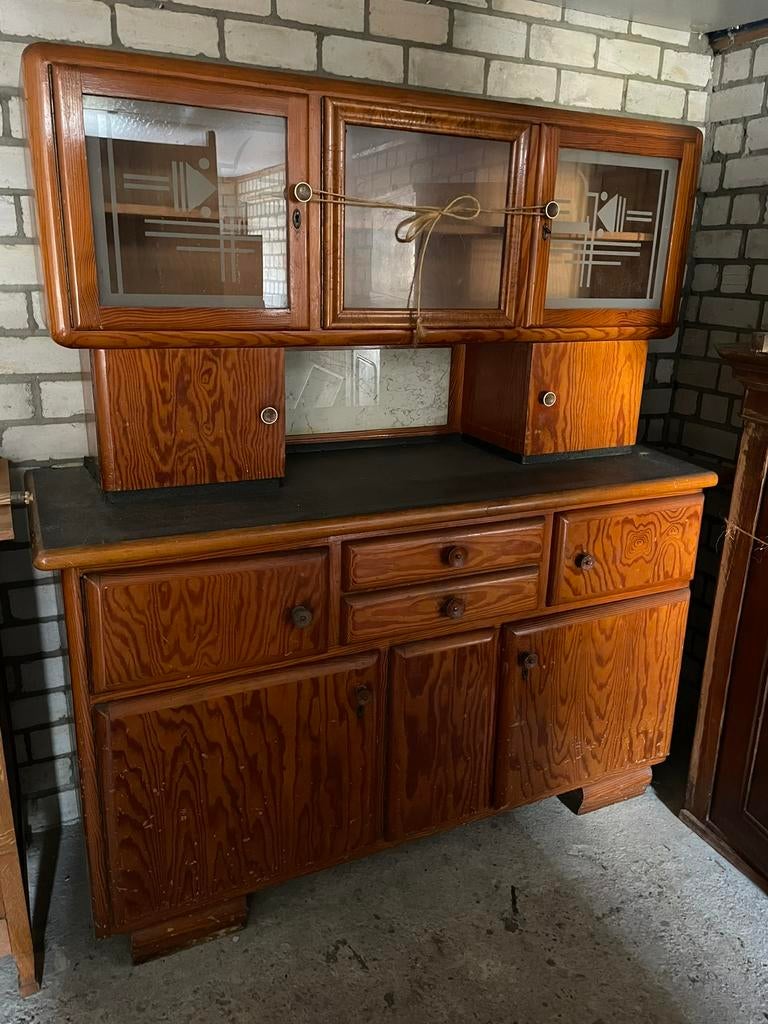 Vintage Keukenkast!, Huis en Inrichting, Kasten | Buffetkasten, Gebruikt, 150 tot 200 cm, 150 tot 200 cm, 50 tot 75 cm, Met deur(en)