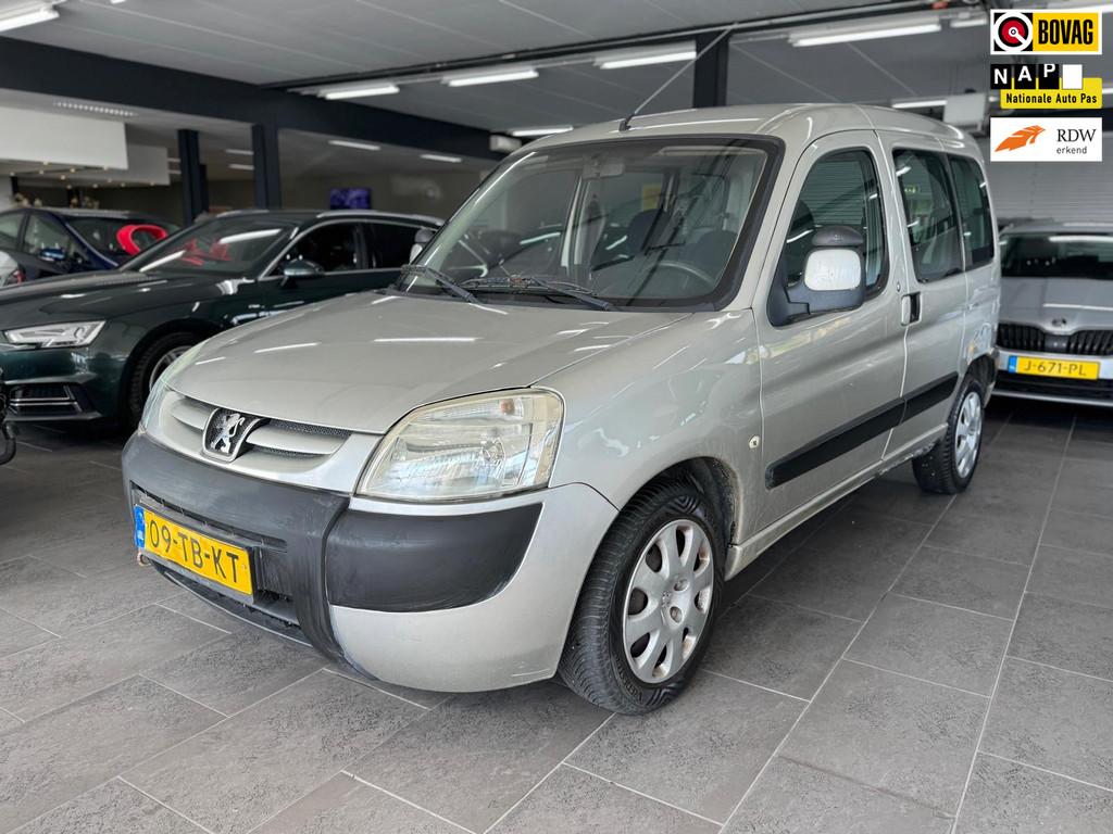 Peugeot Partner MPV 1.6-16V XT airco 2x schuifdeuren cruise, Auto's, Peugeot, Stof, Gebruikt, Zwart, Origineel Nederlands