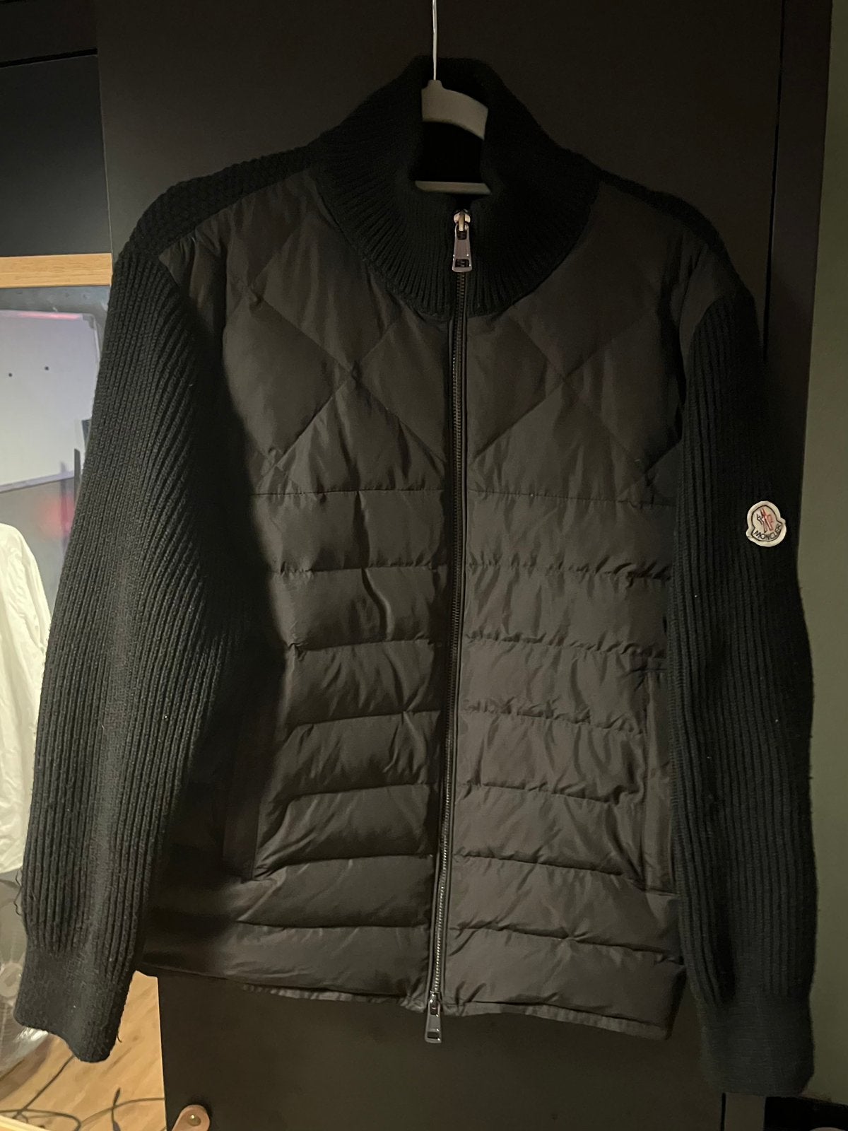 Moncler Hybrid Jas, Kleding | Heren, Verzenden, Zo goed als nieuw, Maat 48/50 (M), Zwart