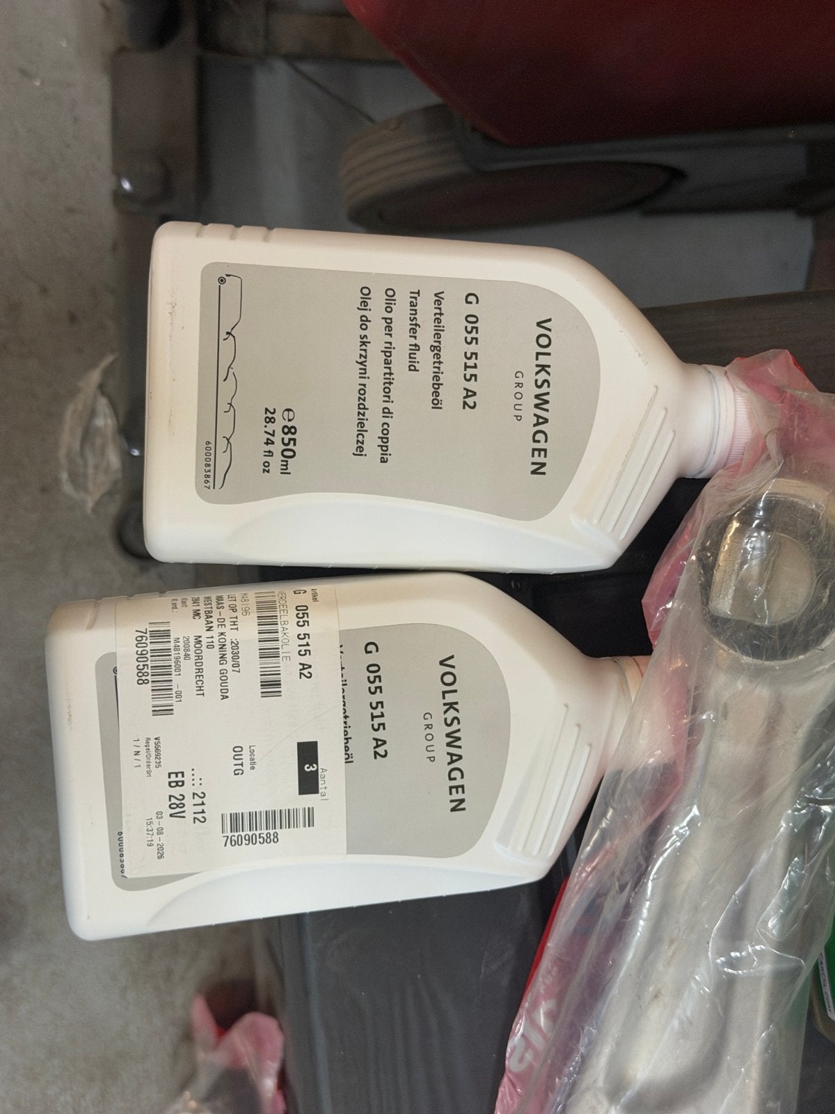 2 keer Origineel Olie G 055 515 A2 - 850ml, Ophalen, Nieuw, Audi