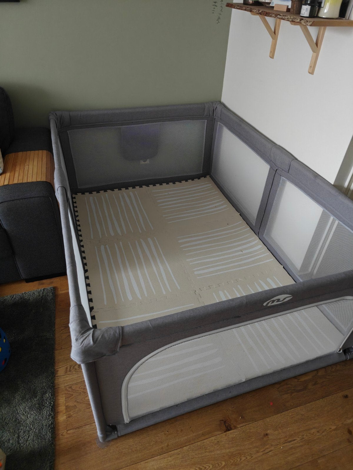 MS Babyworld Speelbox XXL met speelmat - 120x180x68cm, Kinderen en Baby's, Ophalen, Zo goed als nieuw, Rechthoekig, Boxkleed