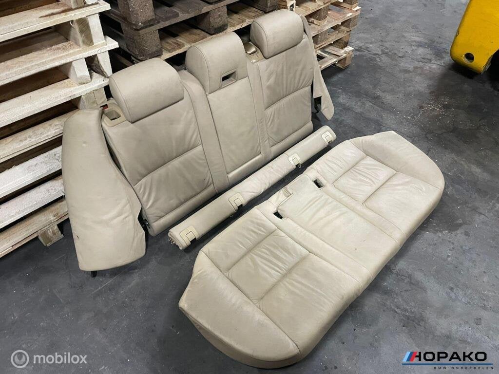 Achterbank BMW 5 serie E61 | beige leder, Auto-onderdelen, Interieur en Bekleding, Gebruikt, Einsteinlaan 5 rijswijk, Bmw, Ophalen of Verzenden