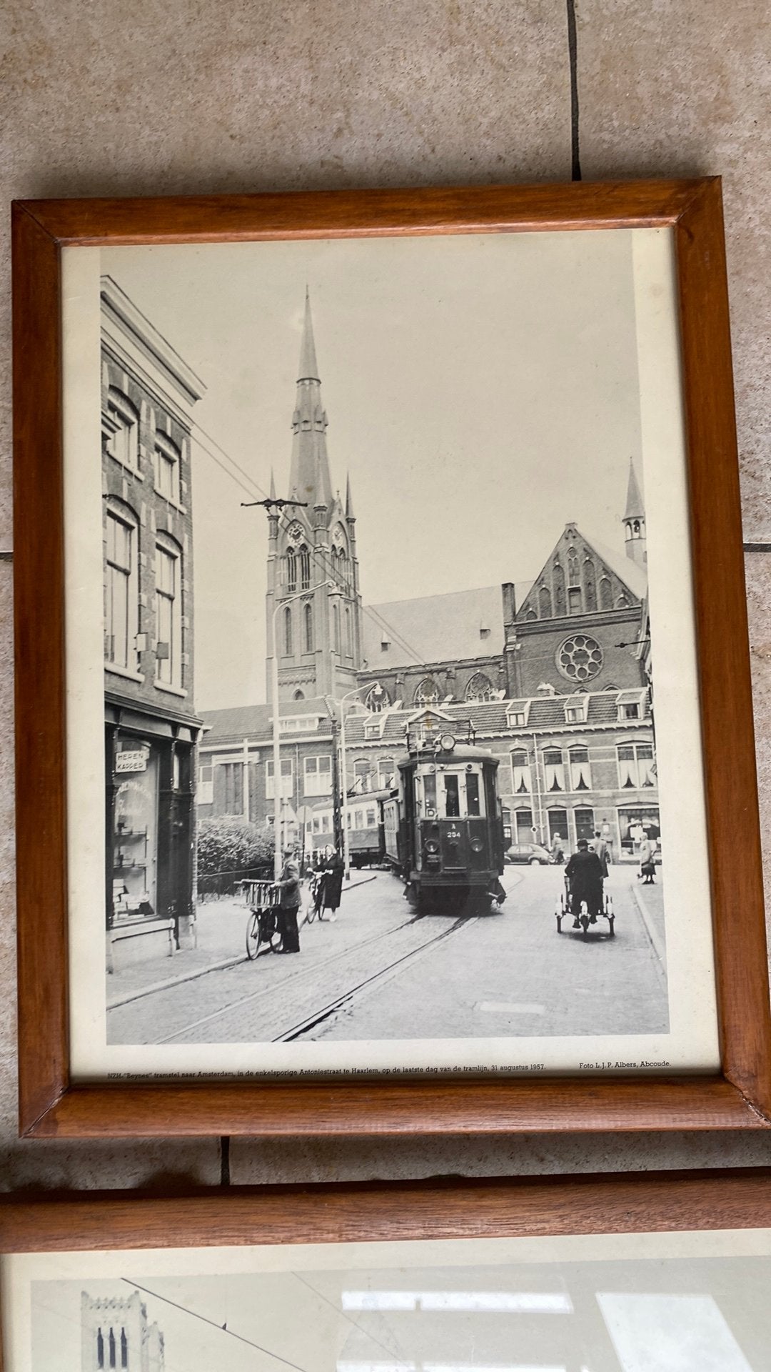 Foto’s van trams, Ophalen