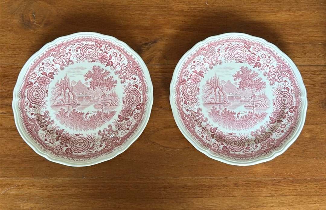 2 Villeroy & Boch Burgenland ontbijtborden 21 cm, Ophalen of Verzenden, Overige stijlen, Porselein, Schaal of Schalen