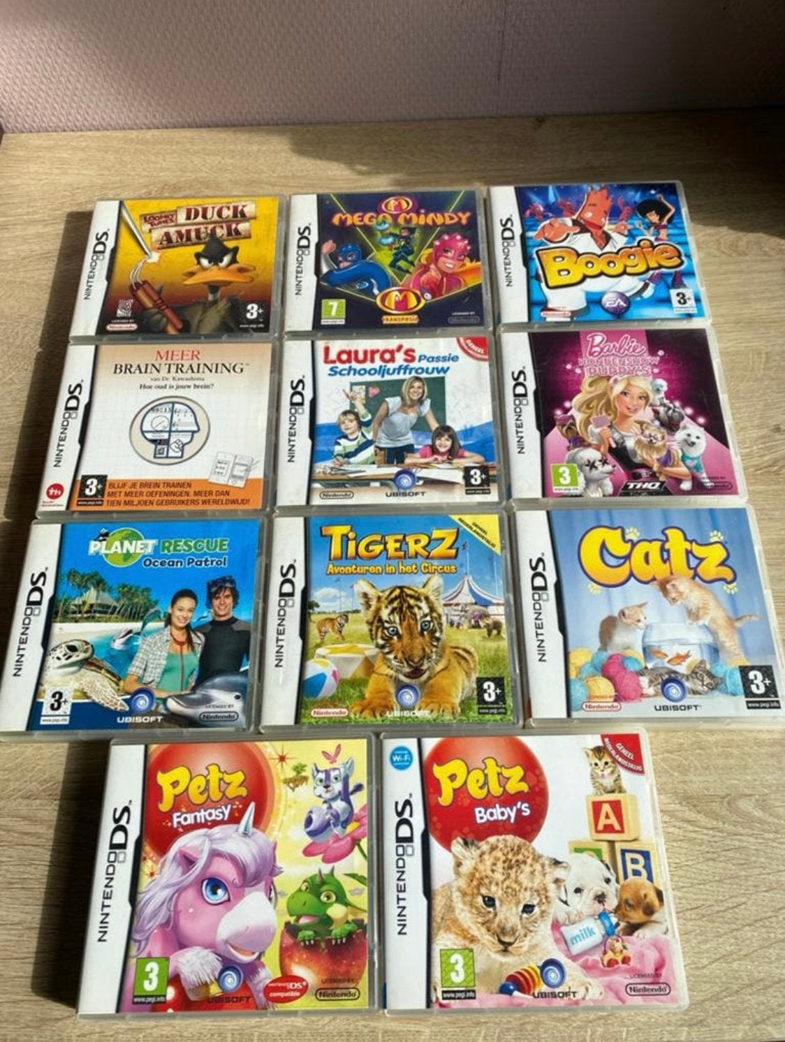 Bundel 11 Nintendo DS spellen, Spelcomputers en Games, Verzenden, Overige genres, 1 speler, Zo goed als nieuw