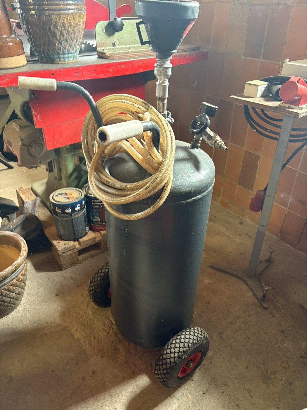 Perslucht tank, 100 liter of meer, Ophalen, Minder dan 200 liter/min