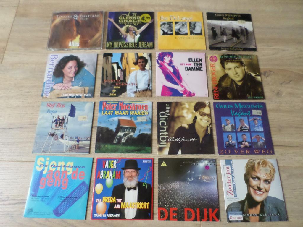 Verzameling van 57 Nederlandse CD Singles, ook Piraat, Maxi-single, Ophalen of Verzenden, Zo goed als nieuw, 6 singles of meer