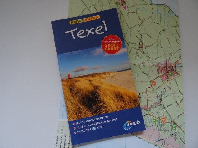 Texel; anwb extra reisgids , met de wegenkaart, Europa, Ophalen of Verzenden, Zo goed als nieuw, Reisgids of -boek