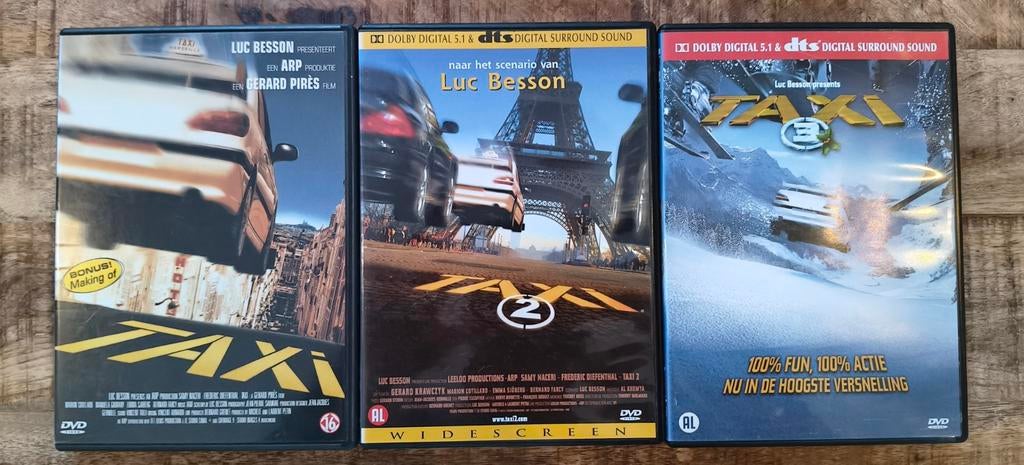 Taxi Trilogie, Alle leeftijden, Ophalen of Verzenden, Gebruikt, Actiekomedie