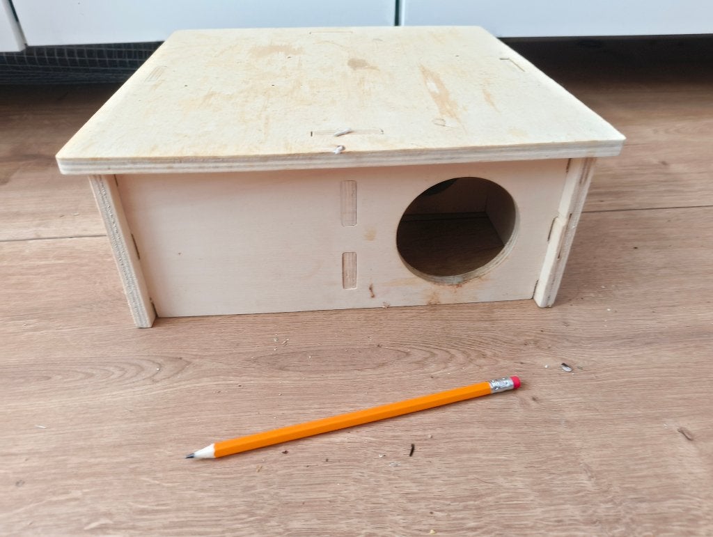 Houten huisje rat degoe eekhoorn muis, Ophalen of Verzenden, Gebruikt, Overige typen