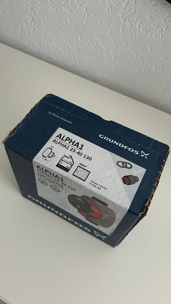 Grunfos Alpha 1, Doe-het-zelf en Verbouw, Verwarming en Radiatoren, Minder dan 30 cm, Overige typen, Nieuw, Minder dan 60 cm
