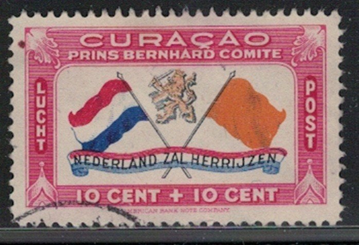 A291 Curacao LP 18 gestempeld, Postzegels en Munten, Verzenden, Gestempeld