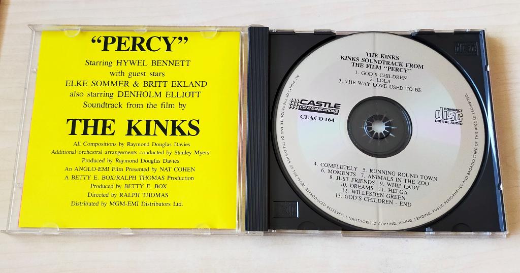 The Kinks - Percy CD 1971/1989, Ophalen of Verzenden, Gebruikt, Poprock