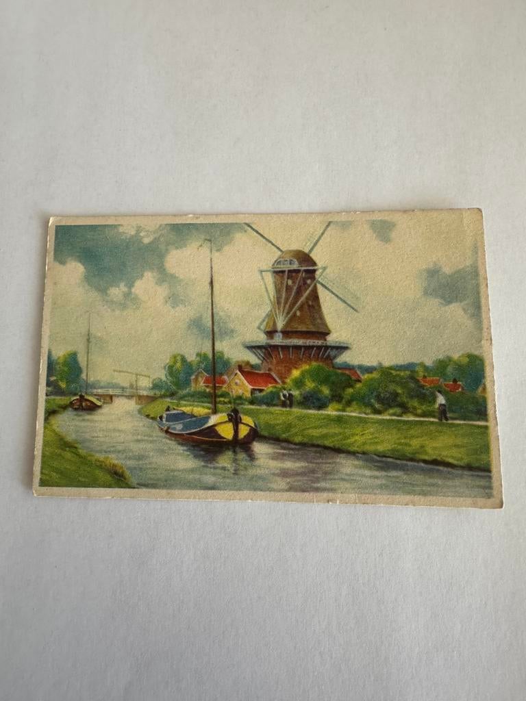 Ansichtkaart thema molens, Ophalen of Verzenden, Zuid-Holland