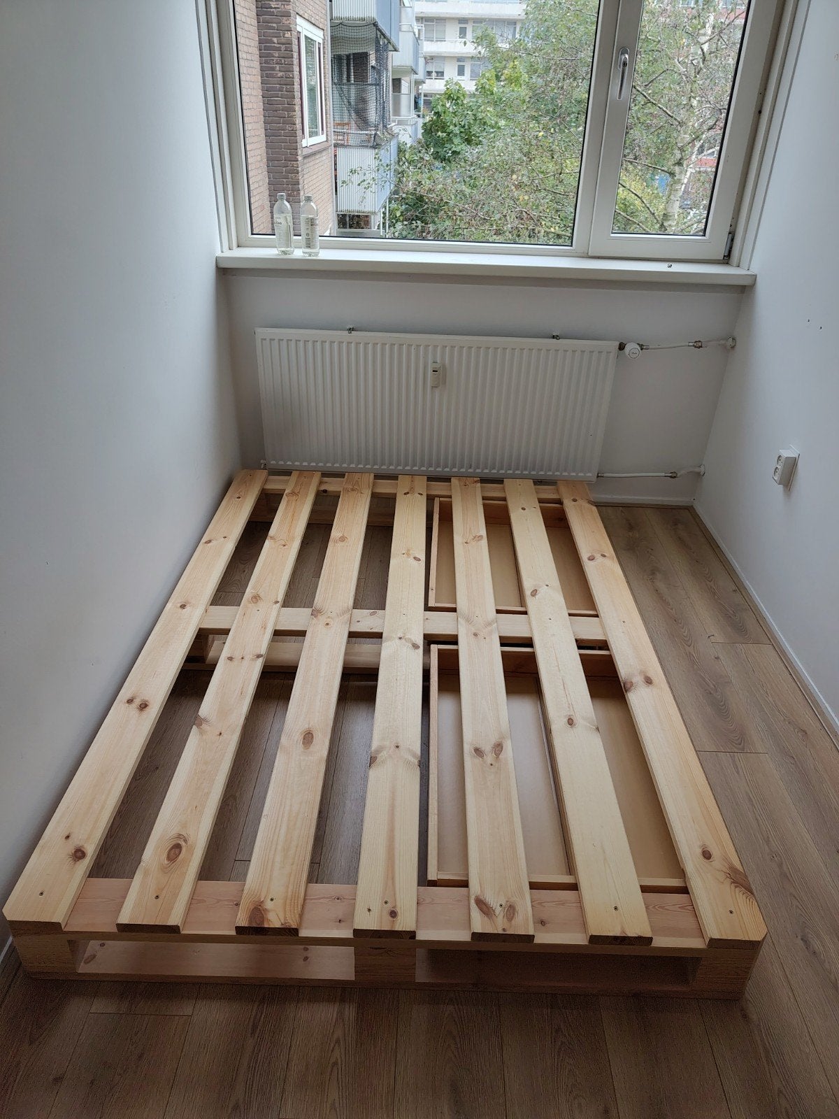 Houten bed 140x200, Ophalen of Verzenden