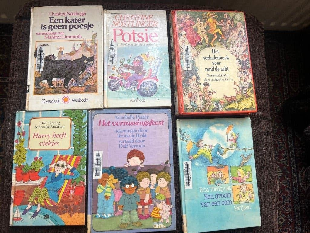 Afgeschreven bibliotheekboeken, Boeken, Gelezen, Ophalen of Verzenden, Diverse auteurs (o.a. Christine Nöstlinger), Fictie algemeen