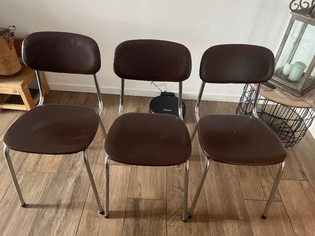 Keuken stoel vintage brabantia, Ophalen, Gebruikt, Vintage, Metaal