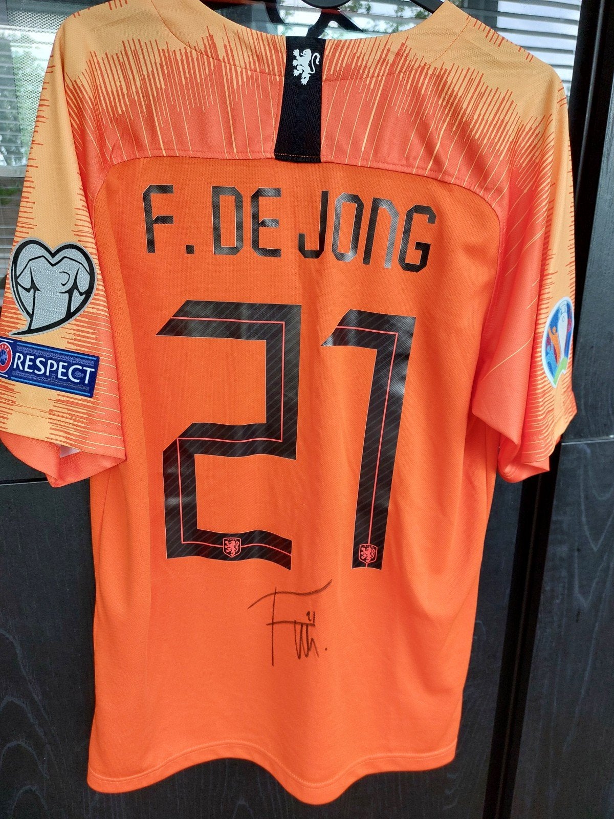 Gesigneerd Frenkie de Jong Nederlands Elftal shirt, Sport en Fitness, Voetbal, Verzenden, Nieuw, Shirt
