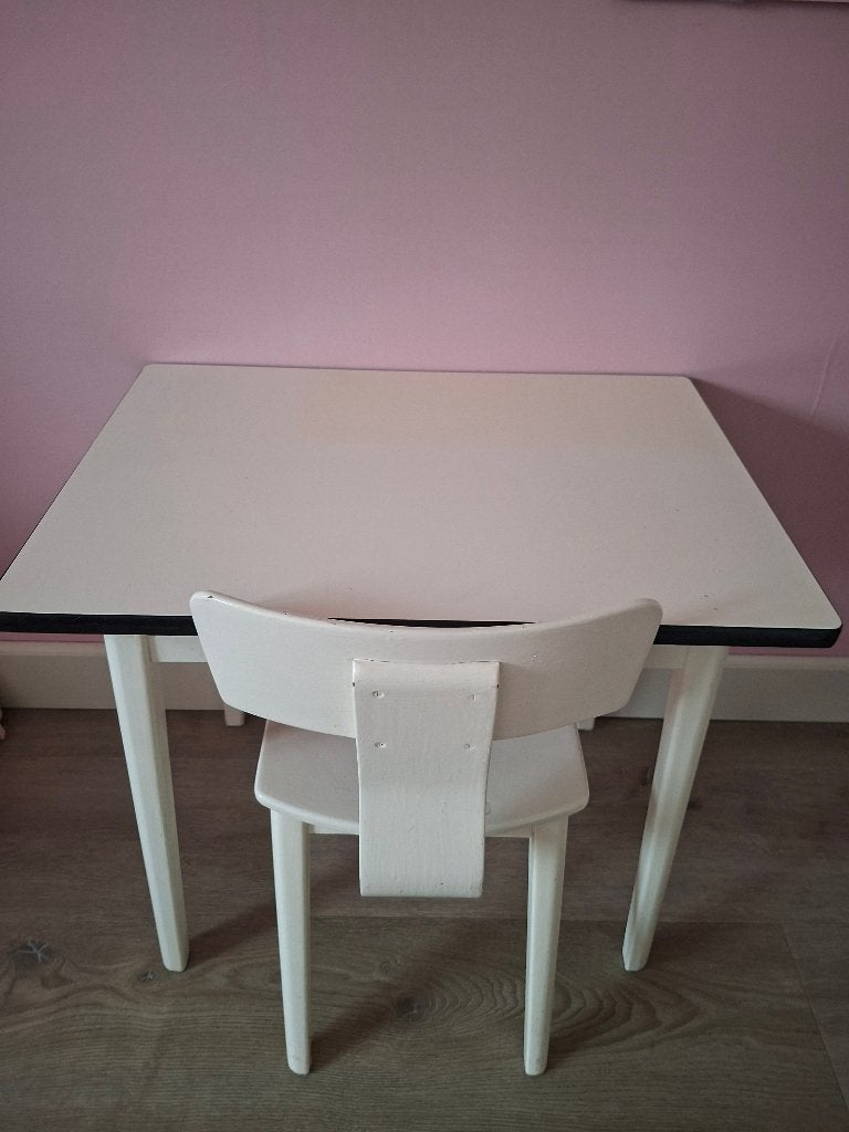 kinderstoel setje, Kinderen en Baby's, Kinderkamer | Tafels en Stoelen, Ophalen, Gebruikt, Tafel(s) en Stoel(en)