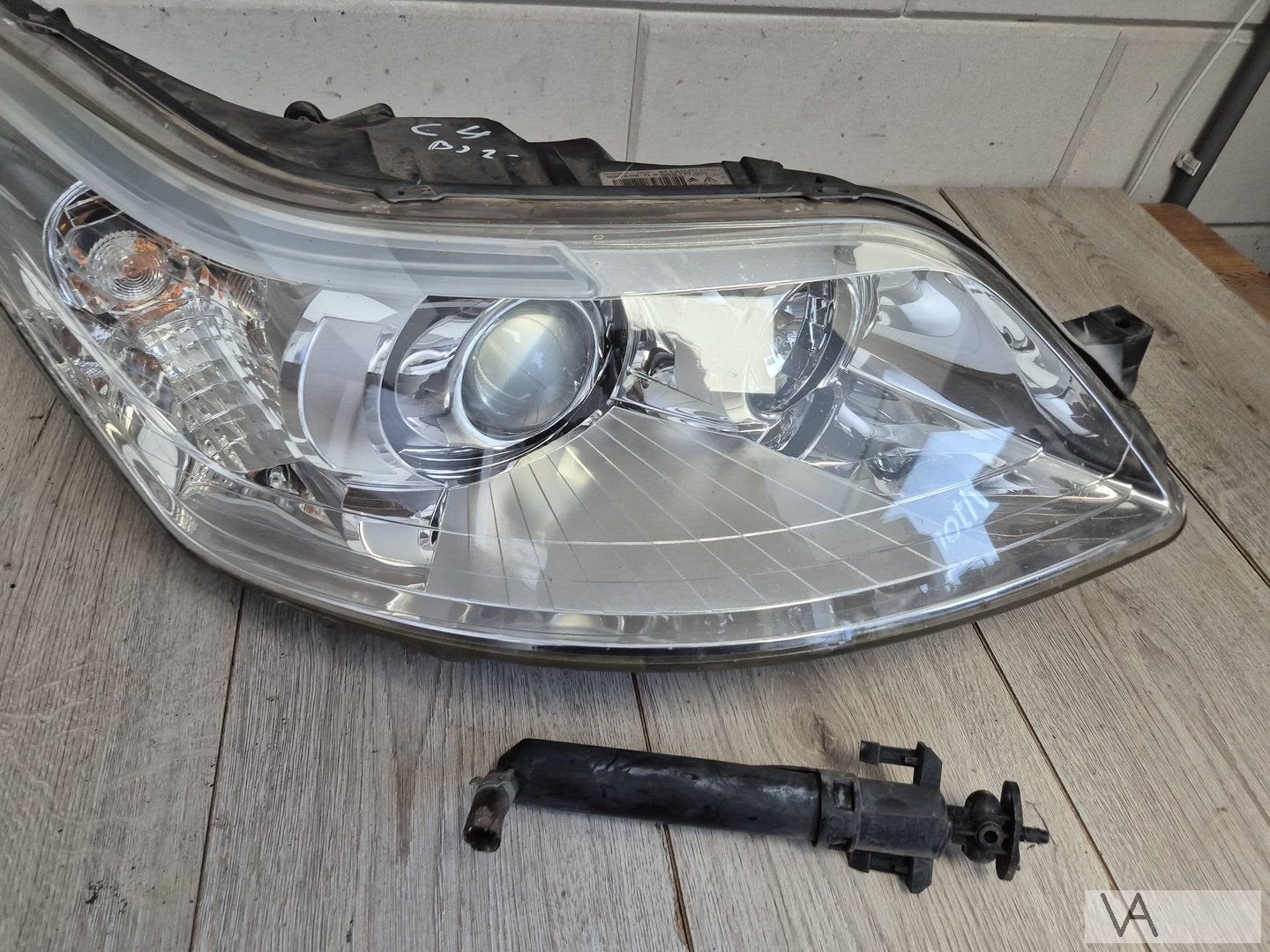 Citroen C4 2004 tot 2010 xenon koplamp rechts met module, Gebruikt, -, Ophalen of Verzenden, -