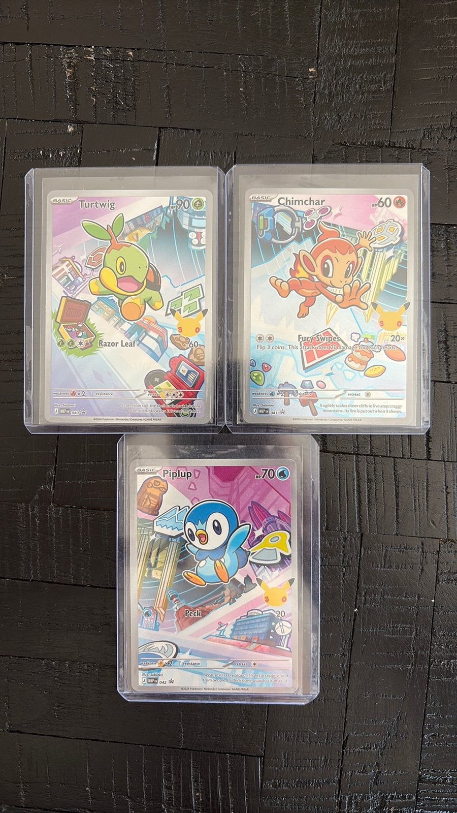 Pokemon First Partner gen 4, Hobby en Vrije tijd, Verzamelkaartspellen | Pokémon, Ophalen of Verzenden, Zo goed als nieuw, Meerdere kaarten