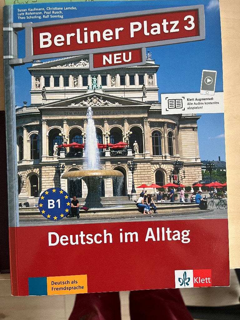 cursus boek duits Berliner Platz 3 met CD's, Ophalen of Verzenden, Gelezen, Non-fictie