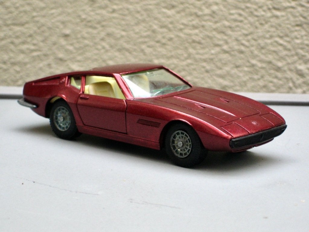 Maserati Gibli rood Auto Pilen 1:43, Ophalen of Verzenden, Nieuw, Auto, Overige merken