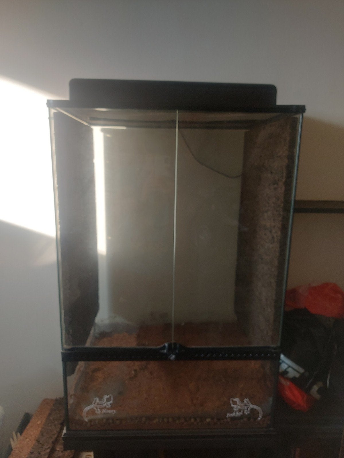 exo terra terrarium, Ophalen