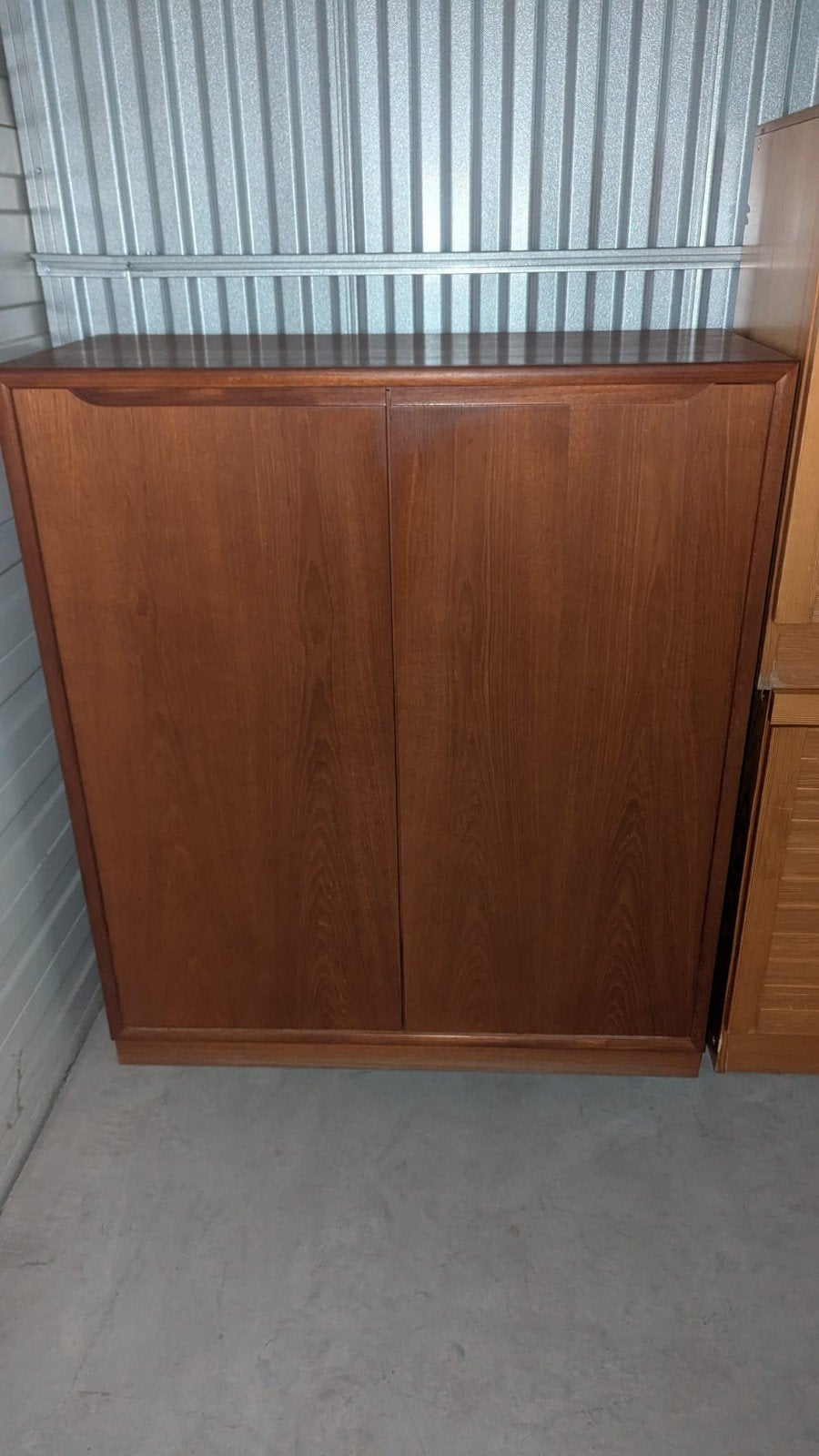 Vintage Teak Houten Halkast, Antiek en Kunst, Ophalen