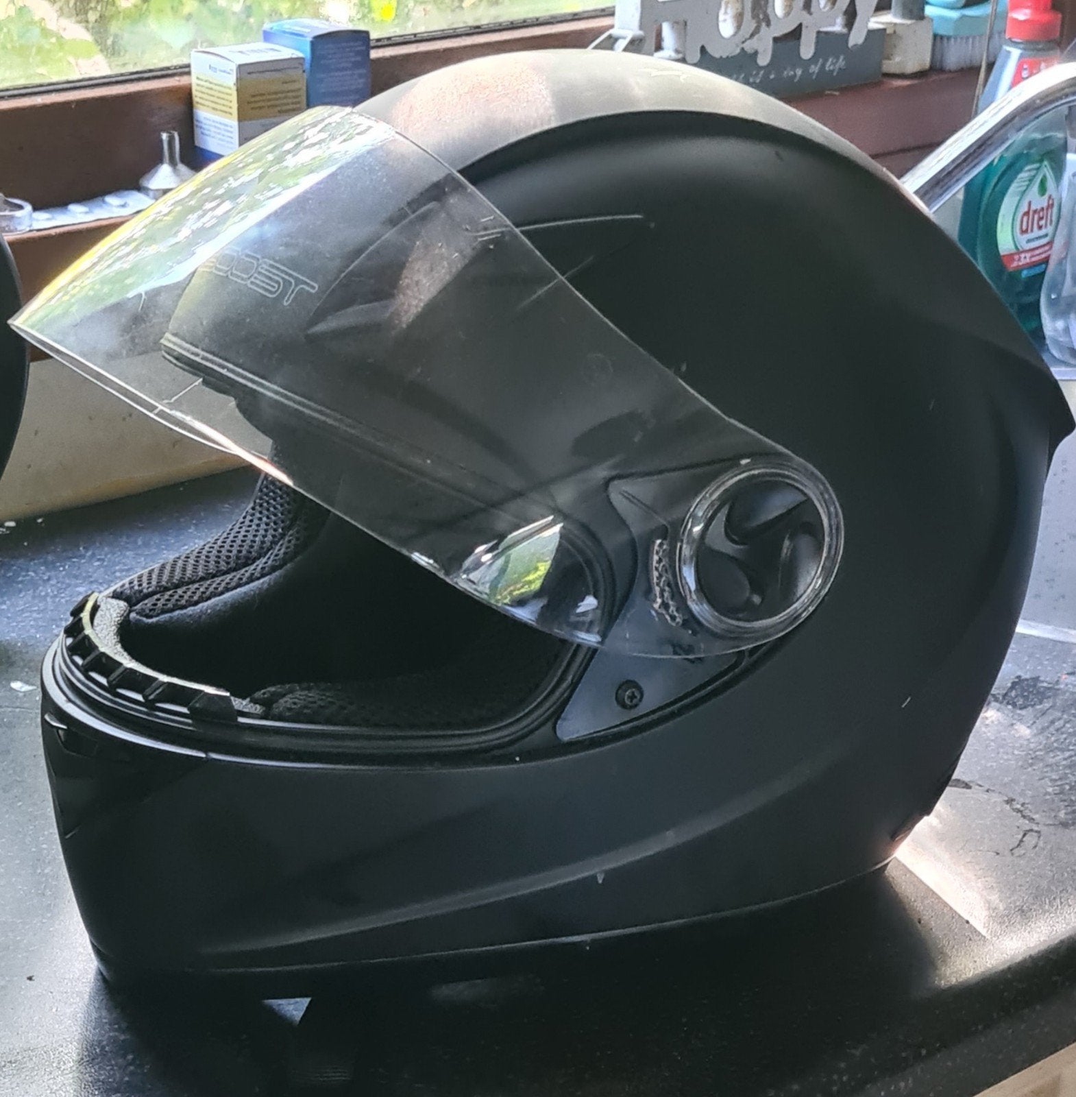 Boost integraalhelm, maat XL, zwart, Motoren, Overige merken, Heren, XL, Ophalen of Verzenden